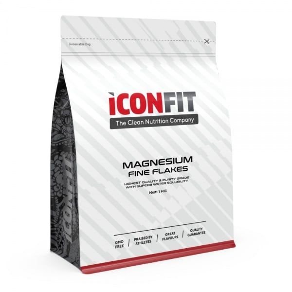 ICONFIT magnio dribsniai voniai MAGNESIUM FINE FLAKES, 1 kg