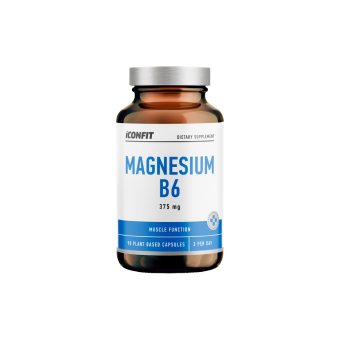 ICONFIT magnis su vitaminu B6, 375 MG, 90 kapsulių