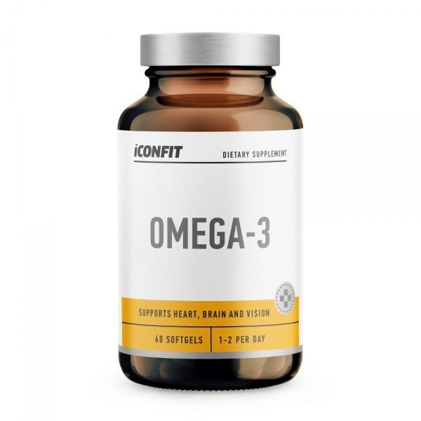 ICONFIT maisto papildas OMEGA-3, 60 kaps.