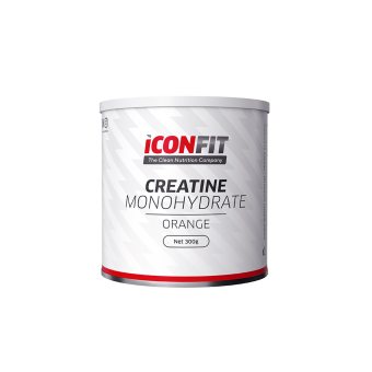 ICONFIT mikronizuotas kreatino monohidratas, apelsinų skonio, 300 g