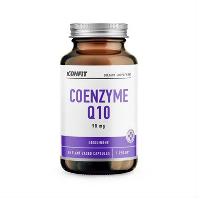 ICONFIT, premium Q10 kofermentas, 90 kapsulių
