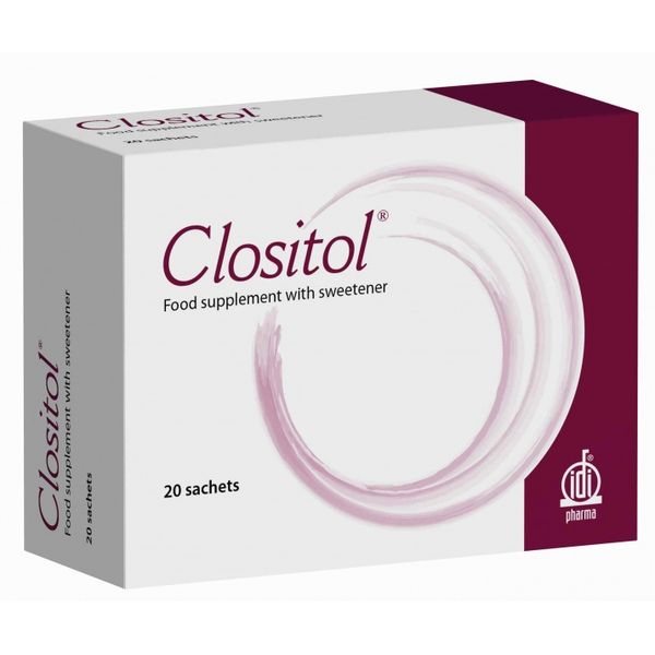 IDI PHARMA maisto papildas milteliais CLOSITOL, 20 pak.