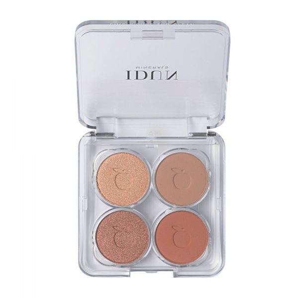 IDUN MINERALS akių šešėliai NYPONROS, Nr. 4410, 4 spalvų, 4 g