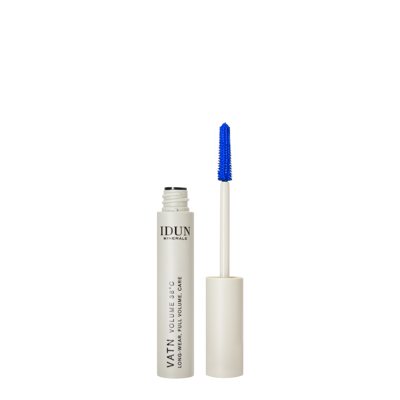 IDUN Minerals apimties suteikiantis blakstienų tušas, mėlynos spalvos VATN VOLUME Nr.5017, 9 ml
