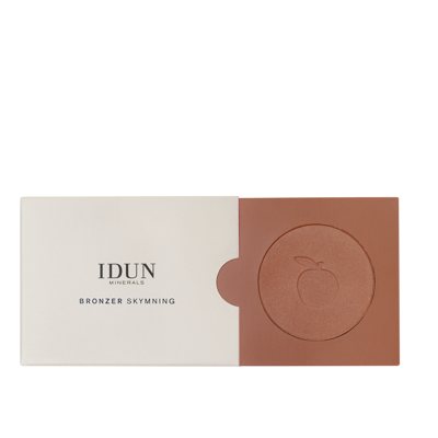 IDUN Minerals bronzinanti pudra matinė Skymning Nr. 1623, (sodriai rudas kontūro atspalvis), 4.6 g