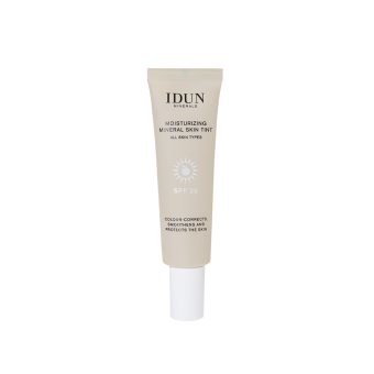IDUN MINERALS drėkinamasis veido kremas su atspalviu, Light, Nr. 1411, SPF 30, 27 ml