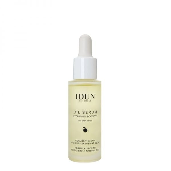 IDUN MINERALS drėkinantis aliejinis veido serumas, 30 ml