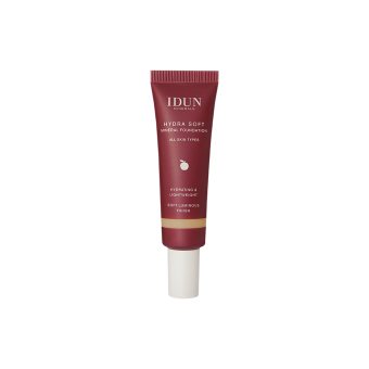 IDUN Minerals Hydra Soft skystas mineralinis makiažo pagrindas Nr. 1260 Runa (Olive Neutral), 30 ml