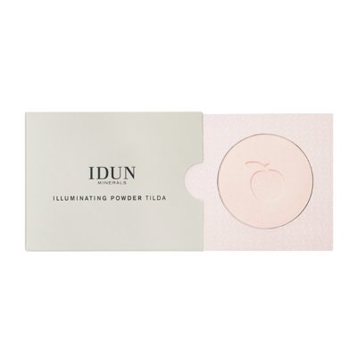 IDUN Minerals kompaktinė pudra suteikianti švytėjimo Tilda Nr. 1522, 3.5 g