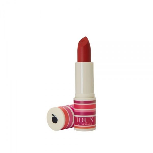 IDUN MINERALS matiniai lūpų dažai JORDGUBB, Nr. 6107, 4 g