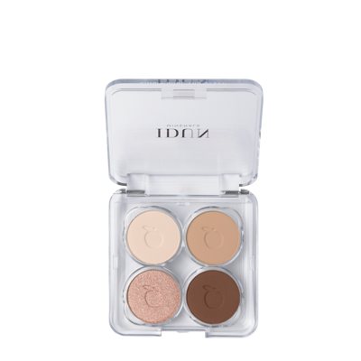 IDUN Minerals mineraliniai 4 spalvų akių šešėliai Nejlika Nr. 4409, 4 g
