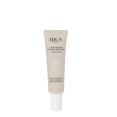 IDUN Minerals SKIN TINT drėkinamasis veido kremas su atspalviu SPF 30, Light Neutral Nr. 1417, 27 ml