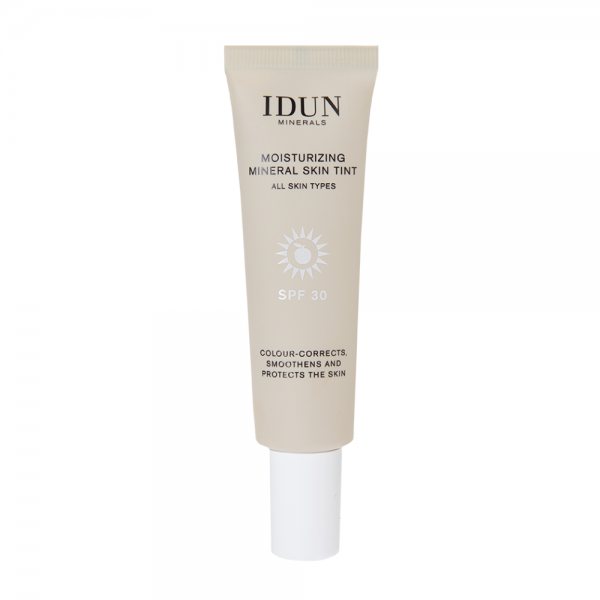 IDUN Minerals SKIN TINT drėkinamasis veido kremas su atspalviu SPF 30, Medium Nr. 1413, 27 ml