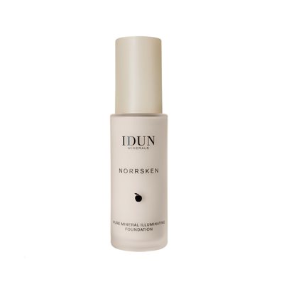 IDUN Minerals skystas makiažo pagrindas lengvai maskuojantis Norrsken Jorunn Nr. 1201, 30 ml