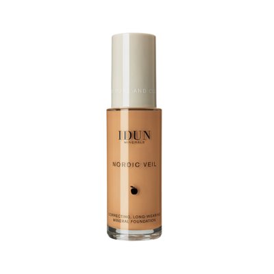 IDUN Minerals skystas makiažo pagrindas stipriai maskuojantis Nordic Veil Embla 1315, 26 ml