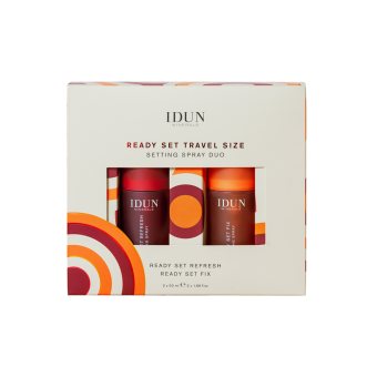 IDUN MINERALS veido dulksnų rinkinys (READY SET REFRESH, + READY SET FIX, 50 ml), 1 vnt., 50 ml