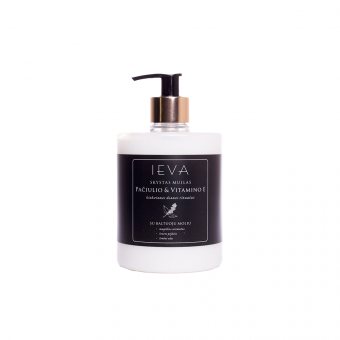 IEVA skystas muilas, pačiulio ir vitamino E, 500 ml