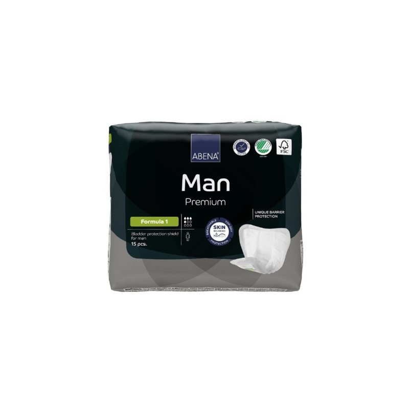 Įklotai ABENA Man Formula 1 vyr. N15, 450 ml