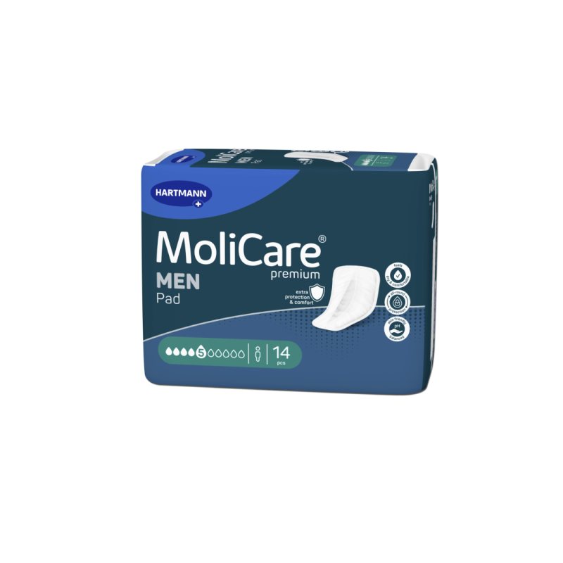 Įklotai MOLICARE MEN PAD 5 lašai N14