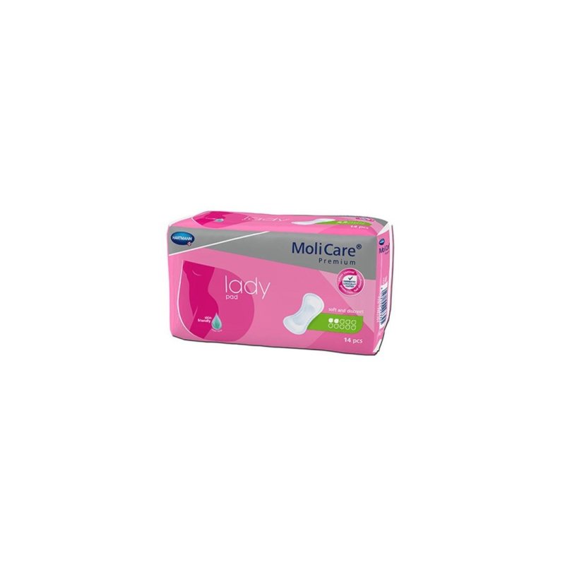 Įklotai MOLICARE Premium Lady Pad 2 lašai N14 (168634)