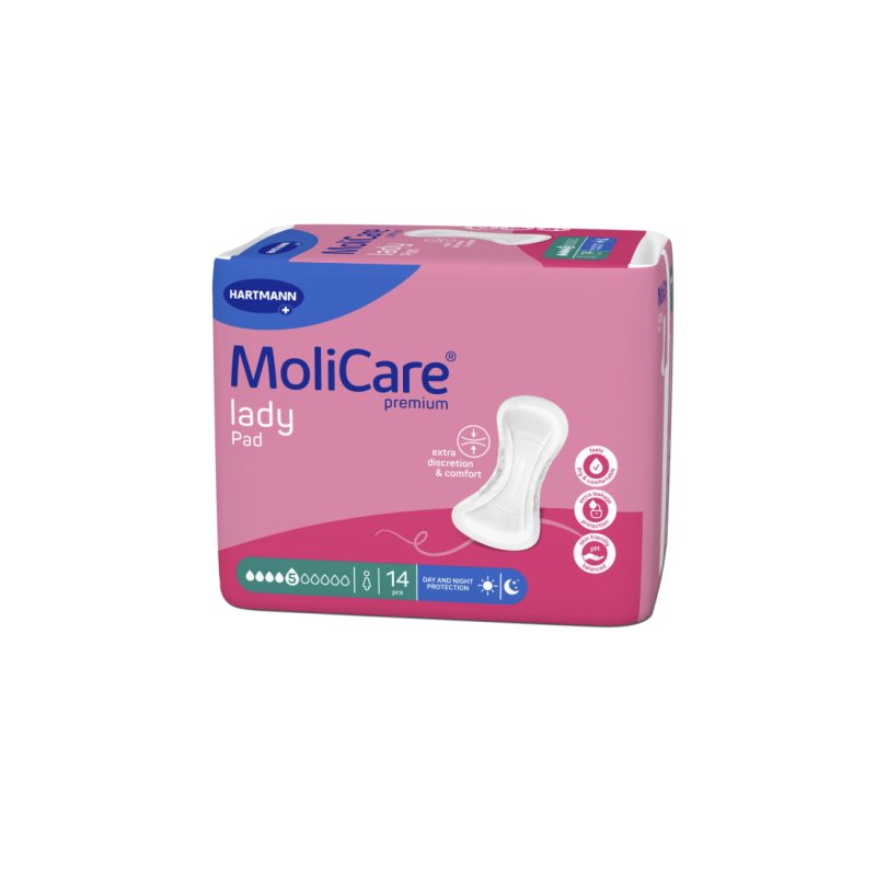 Įklotai MOLICARE Premium Lady Pad 5 lašai N14