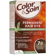 Ilgalaikiai plaukų dažai COLOR SOIN, karamelinė ruda (7B), 135 ml