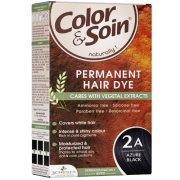 Ilgalaikiai plaukų dažai COLOR SOIN, lazūrinė juoda (2A), 135 ml