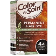 Ilgalaikiai plaukų dažai COLOR SOIN, ledinė ruda (4A), 135 ml