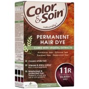 Ilgalaikiai plaukų dažai COLOR SOIN, mėlynių raudona (11R), 135 ml