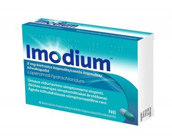 IMODIUM 2 mg kapsulės N6