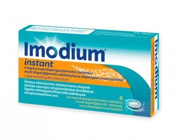 IMODIUM INSTANT 2 mg burnoje disperguojamos tabletės N6