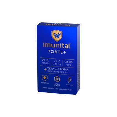 IMUNITAL FORTE+. 30 kapsulių