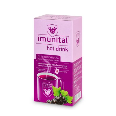 Imunital hot drink su islandine kerpena, N5, 16 g