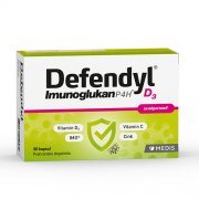 Imunitetui su vitaminu D DEFENDYL IMUNOGLUKAN P4H D3, 30 kaps.