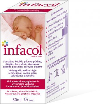 INFACOL 40 mg/ml geriamoji suspensija N1, 50 ml
