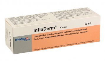 INFLADERM kremas, 50 ml
