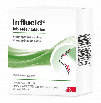INFLUCID tabletės N40