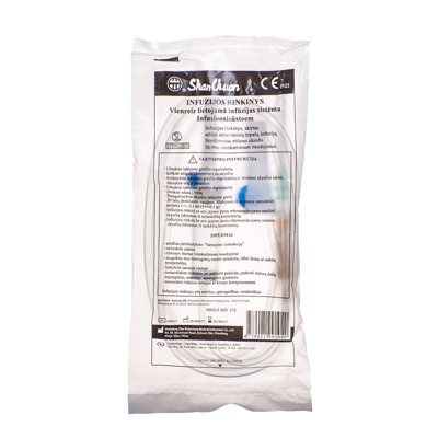 Infuzinė sistema maišelyje Luer Slip tipo