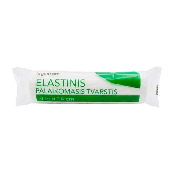 INGENCARE elastinis palaikomasis tvarstis x 14 cm, 1 vnt., 4 m
