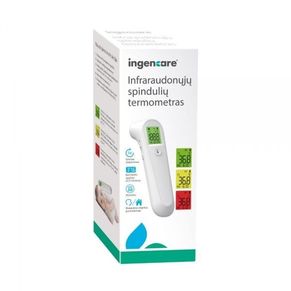 INGENCARE infraraudonųjų spindulių termometras DE-T-301, 1 vnt