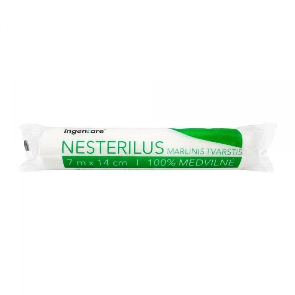 INGENCARE nesterilus tvarstis, x 14 cm, 1 vnt., 7 m