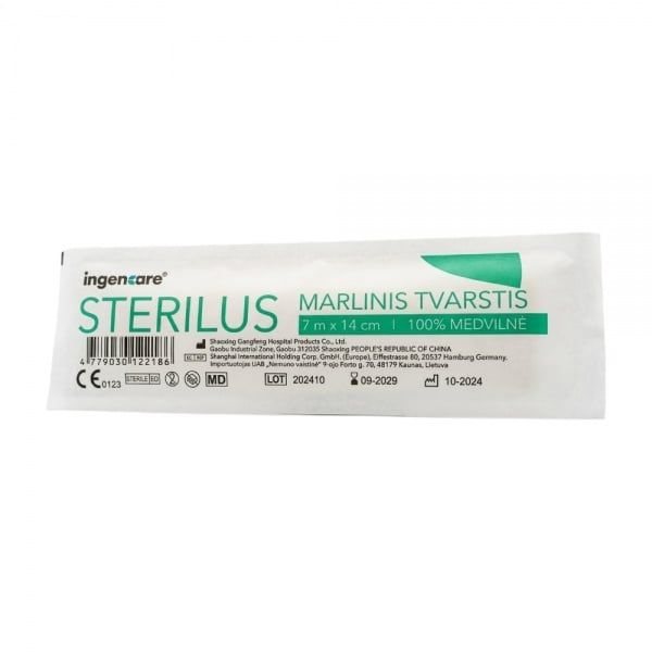 INGENCARE sterilus tvarstis, x 14 cm, 1 vnt., 7 m