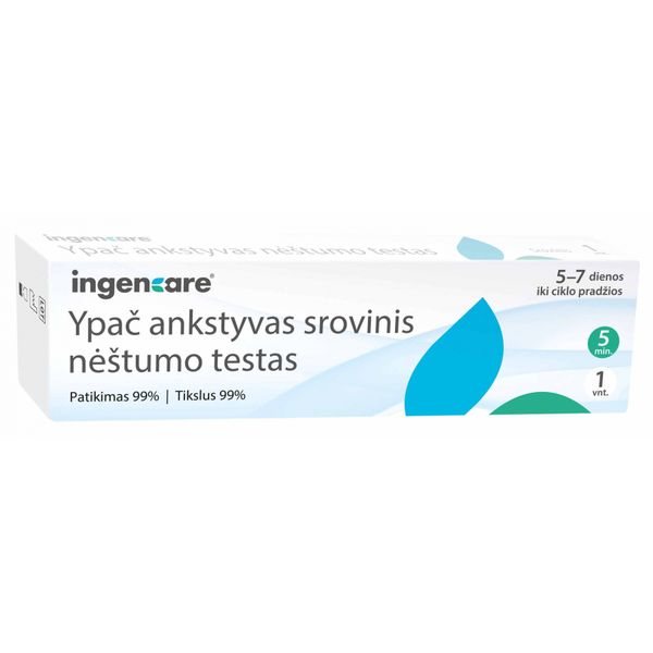 INGENCARE testas nėštumui nustatyti, srovinis, 1 vnt