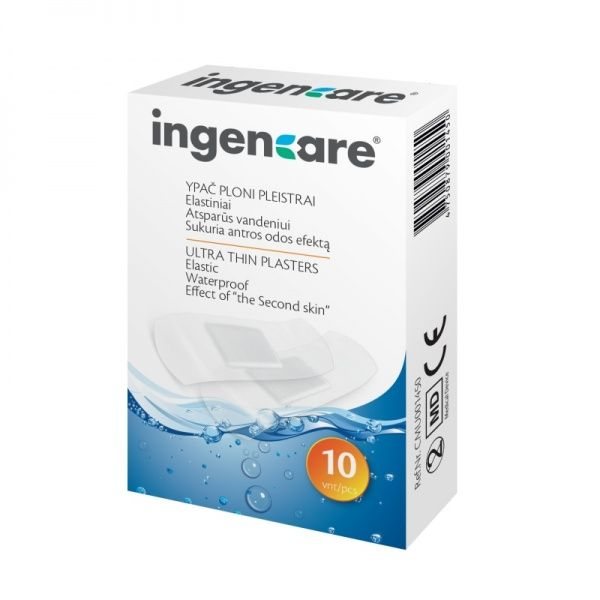 INGENCARE ypač ploni pleistrai, 10 vnt