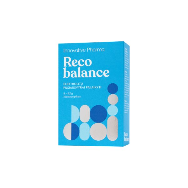 INNOVATIVE PHARMA maisto papildas milteliais RECOBALANCE, 8 pak.
