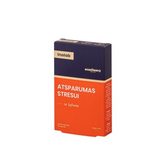 INOLAB ATSPARUMAS STRESUI, 30 kapsulių