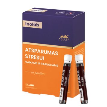 INOLAB Atsparumas stresui vaikams ir paaugliams (shots) skystis N14