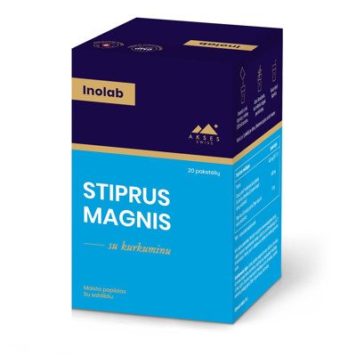 INOLAB STIPRUS MAGNIS, milteliai, 20 paketėlių