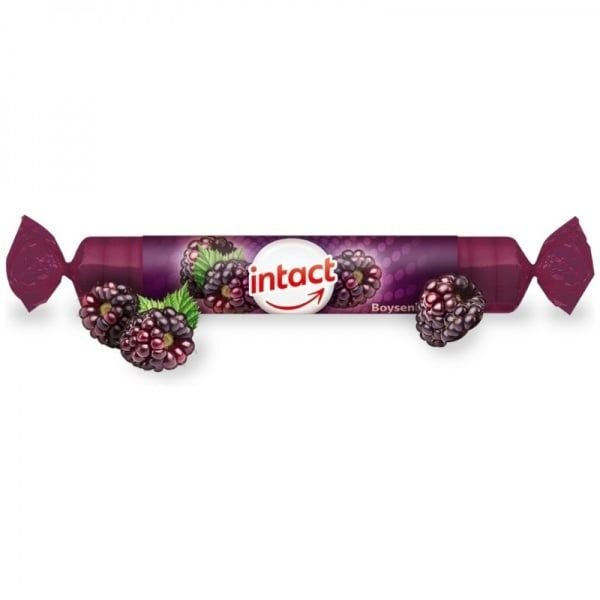 INTACT gliukozė TRAUBENZUCKER, gervuogių skonio, 40 g