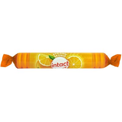 INTACT TRAUBENZUCKER, apelsinų skonio tabletės, 40 g